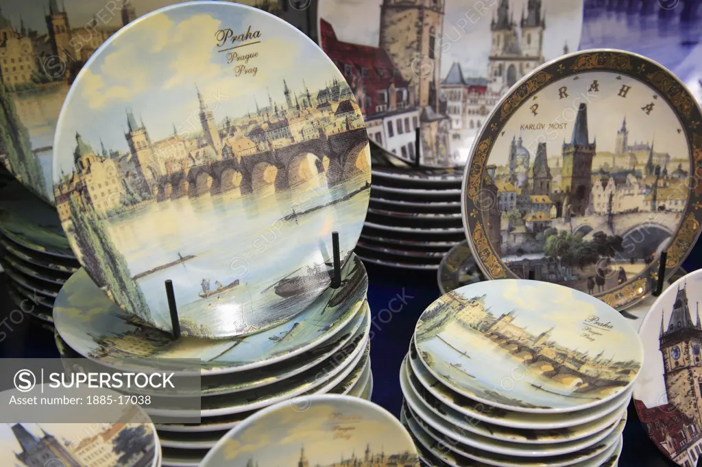 Czech. Republic, , Prague, Souvenir Plates 