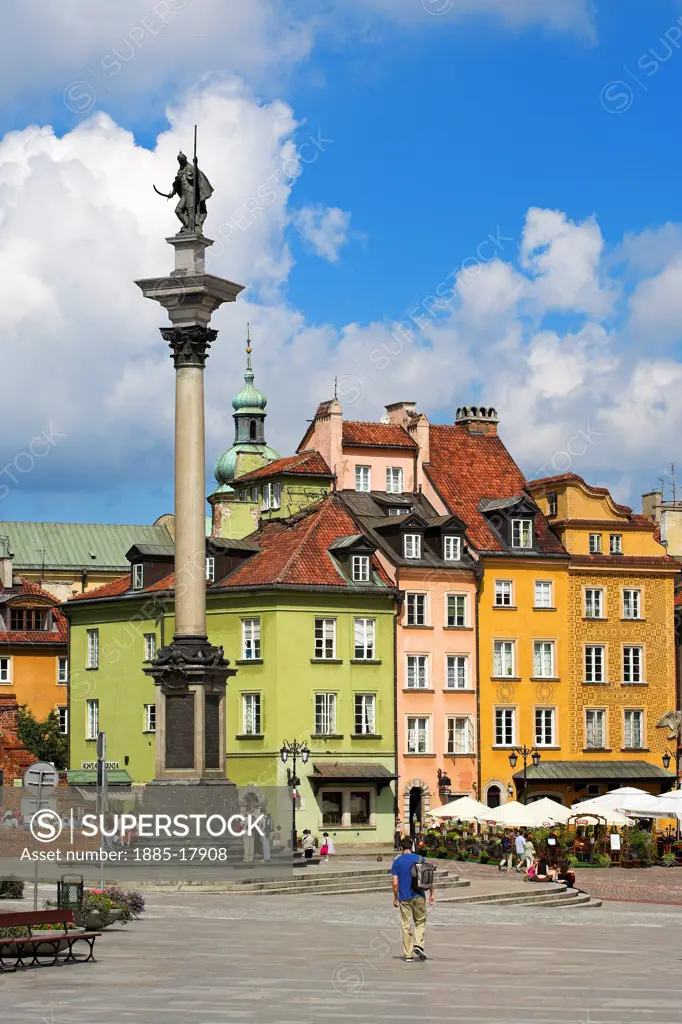 Poland, , Warsaw, Zygmunt Column in the Old Town Square