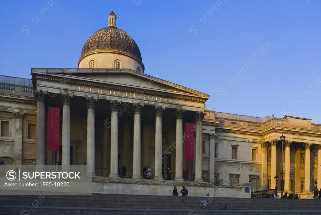 UK - England, , London, National Gallery in Trafalgar Square