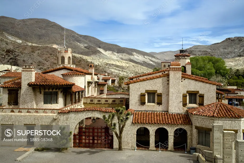USA, California, Death Valley, Scotty's Castle in Grapevine Canyon