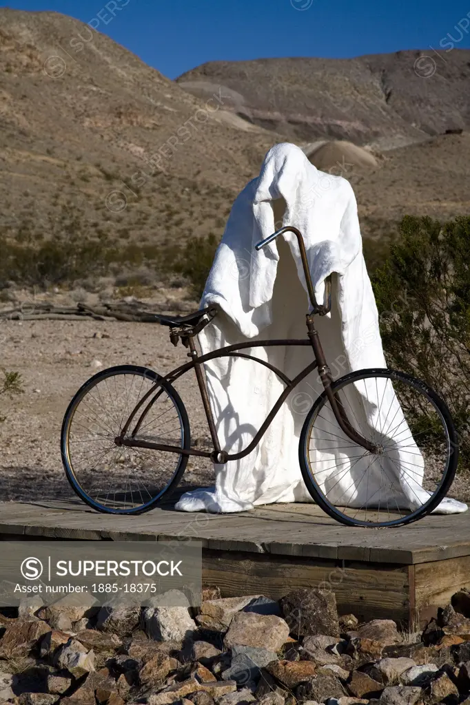 USA, Nevada, Ryolite Beatty, Ghost Rider - 1985 modern sculpture 