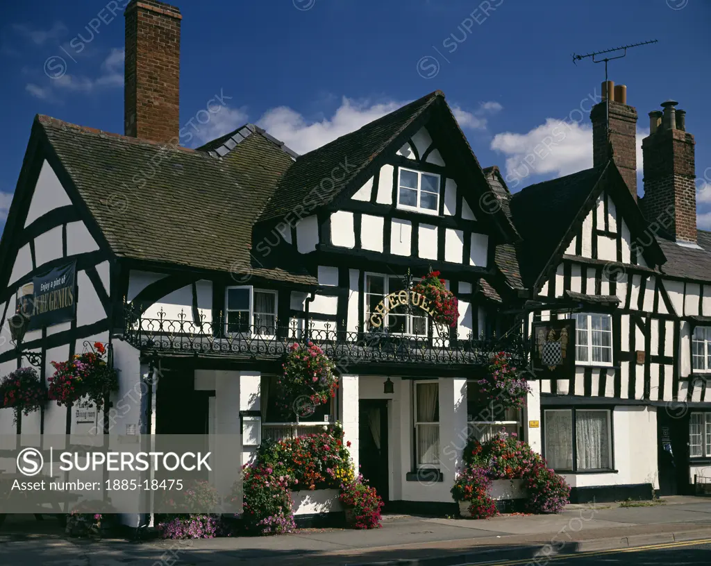 UK - England, Hereford & Worcester, Leominster, The Chequers pub