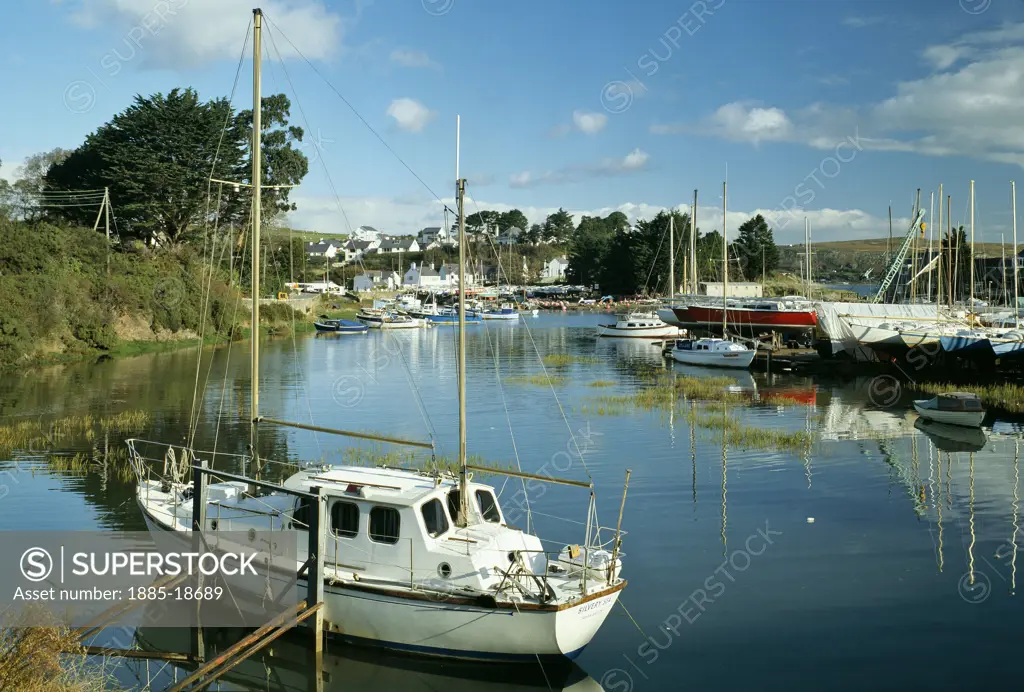 UK - Wales, Lleyn Peninsula, Abersoch, The harbour
