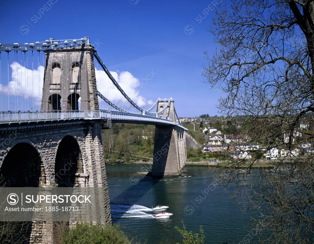 UK - Wales, Anglesey, Telford, Menai Bridge