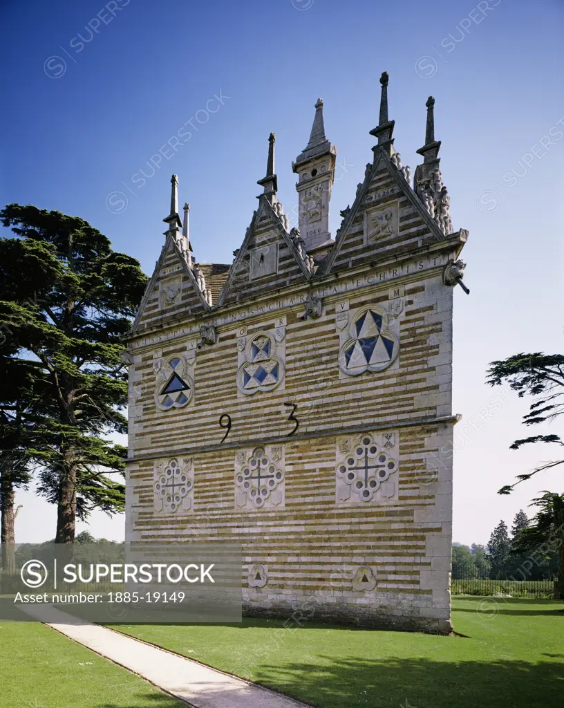 UK - England, Northamptonshire, Rushton, Historic Houses - Rushton Triangular Lodge