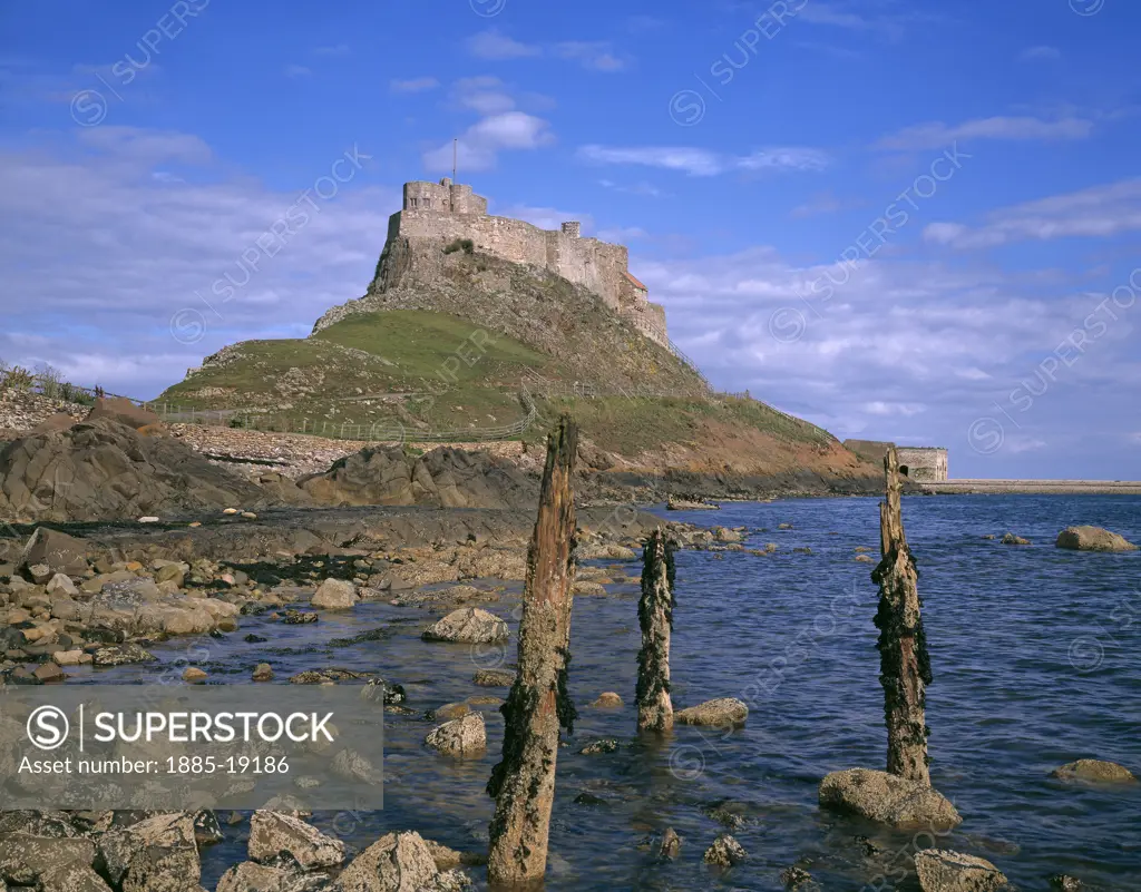 UK - England, Northumberland, Holy Island, Lindisfarne Castle