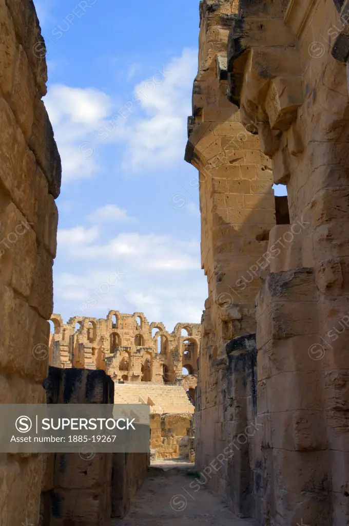 Tunisia, The Sahel, El Jem, The ancient amphitheatre