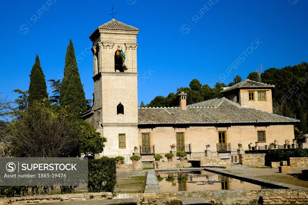Spain, Andalucia, Granada, The Alhambra - former St Francis Convent