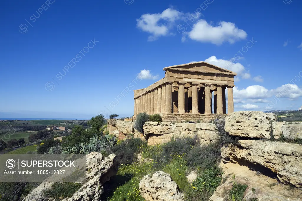 Italy, Sicily, Agrigento, Valley of the Temples - Temple of Concord