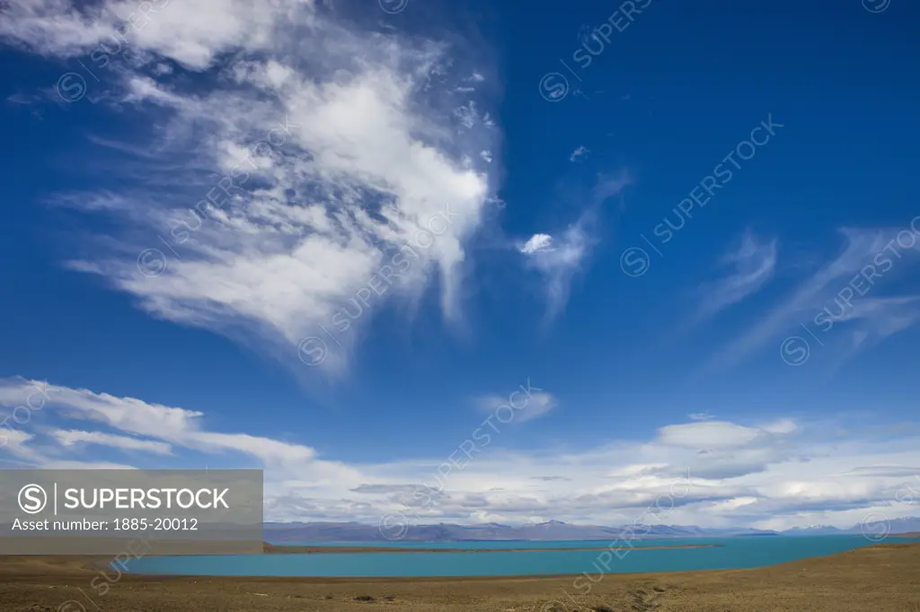 Argentina, , El Calafate - near, Cloud formations over Lago Argentina