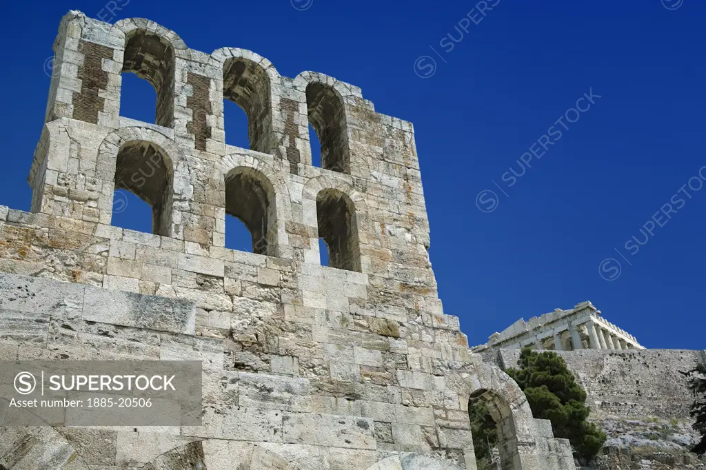 Greece, Attica, Athens, Odeon of Herodes Atticus
