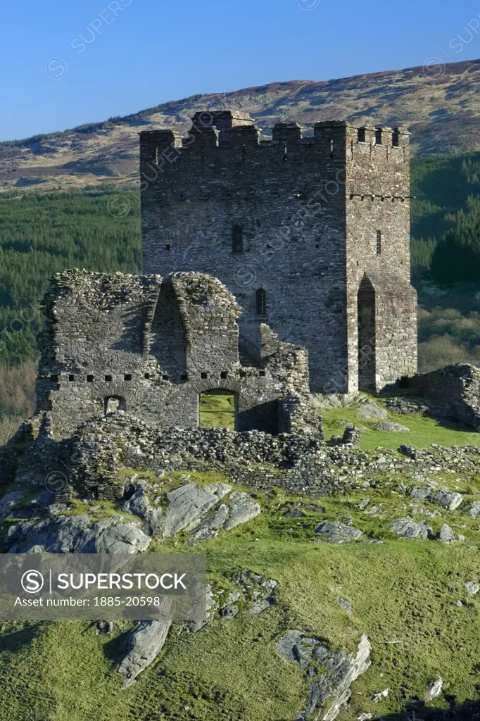 UK - Wales, Conwy, Dolwyddelan, Dolwyddelan Castle