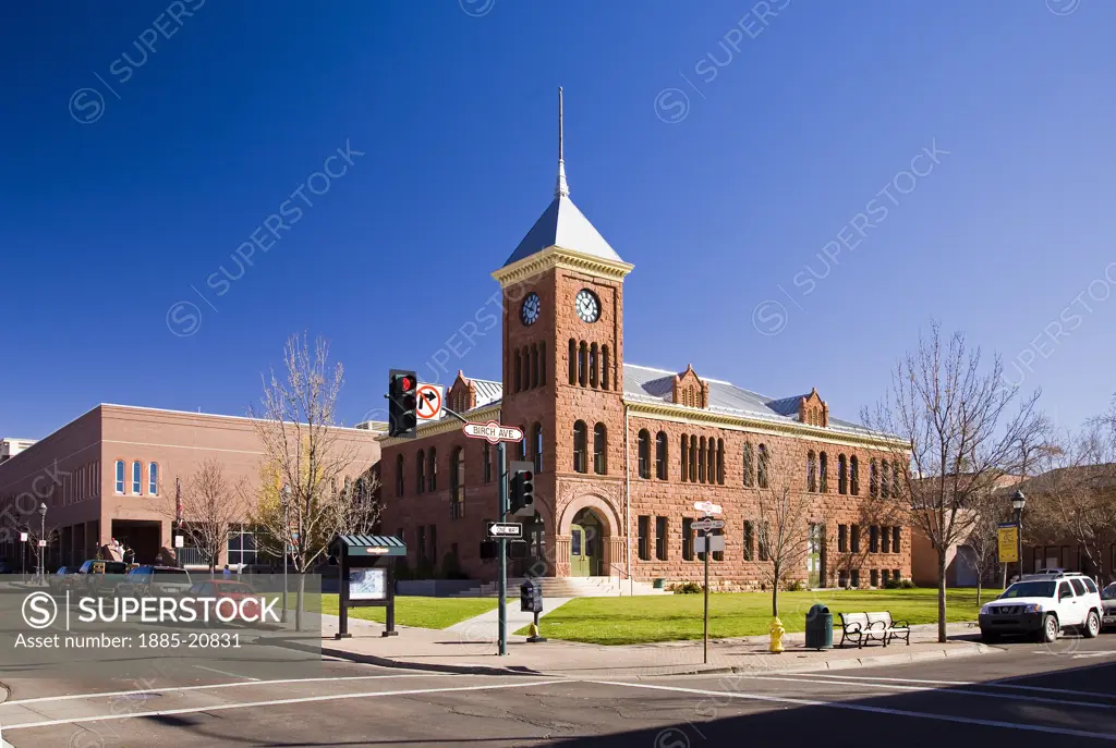 USA, Arizona, Flagstaff, The Courthouse on Birch Avenue
