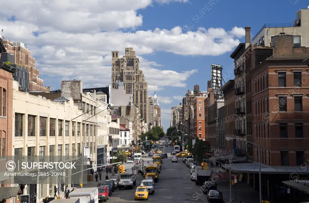 USA, New York State, New York , Urban street scene