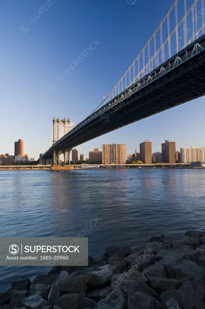 USA, New York State, New York , Manhattan Bridge