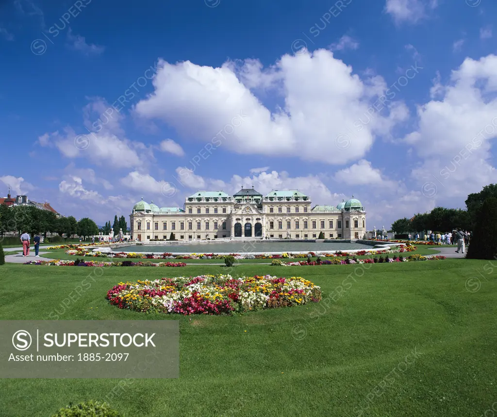 Austria, , Vienna, Schloss Belvedere  (exterior)