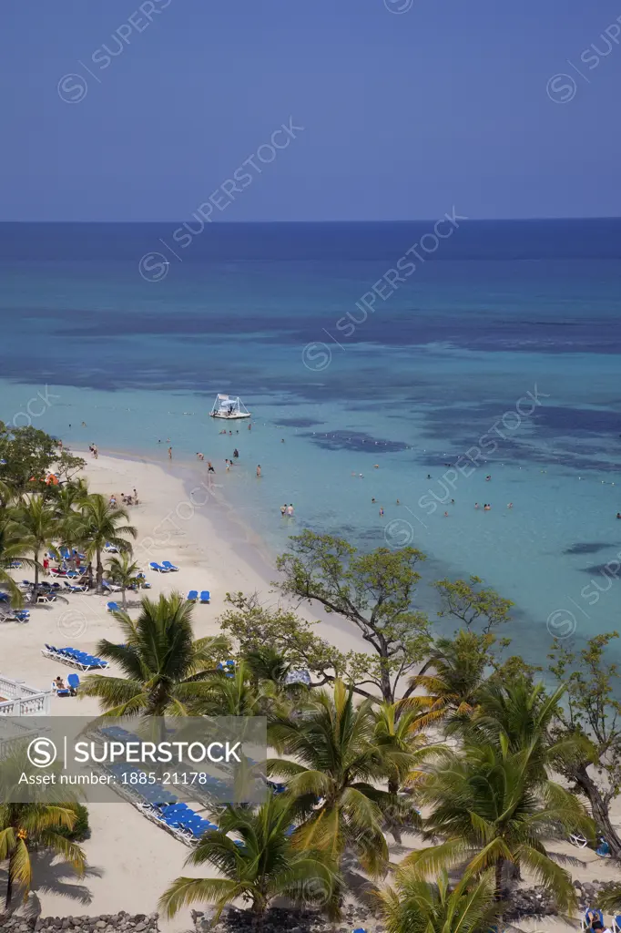 Caribbean, Jamaica, Ocho Rios, St Anns Bay and beach
