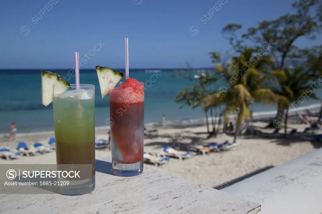 Caribbean, Jamaica, Ocho Rios, Cocktails