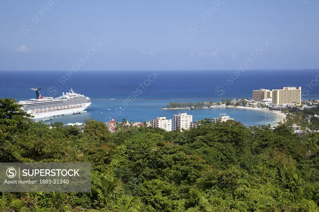 Jamaica, St Annes, Ochos Rios, View from Shaw Park