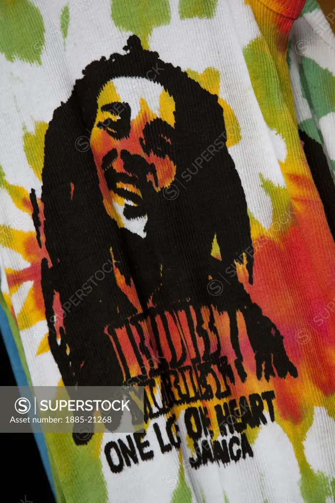 Caribbean, Jamaica, Ocho Rios, Souvenir - Bob Marley shirt