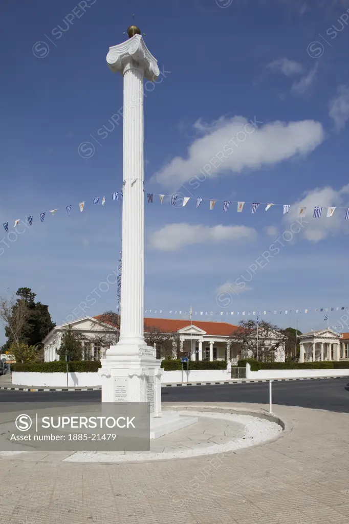 Cyprus, Kato Paphos, Paphos, 28th October Memorial