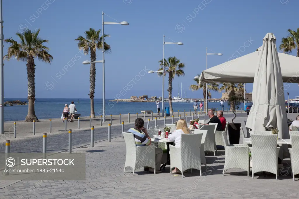 Cyprus, Kato Paphos, Paphos, Promenade Cafe
