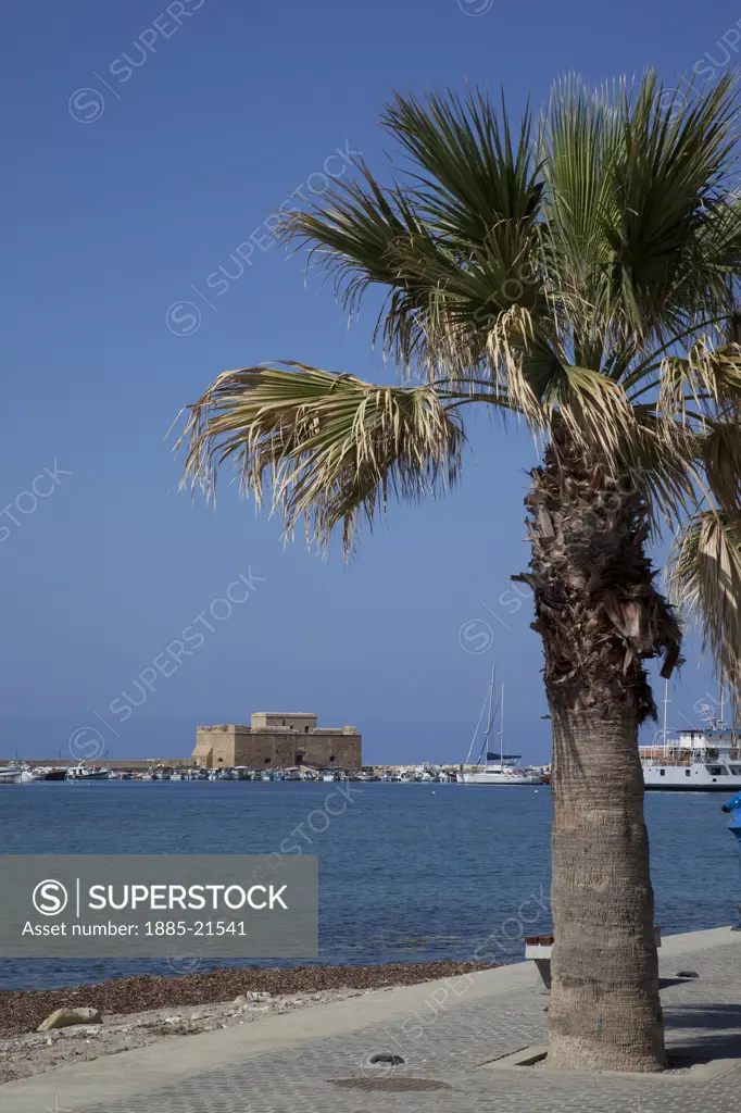 Cyprus, Kato Paphos, Paphos, Castle & Promenade