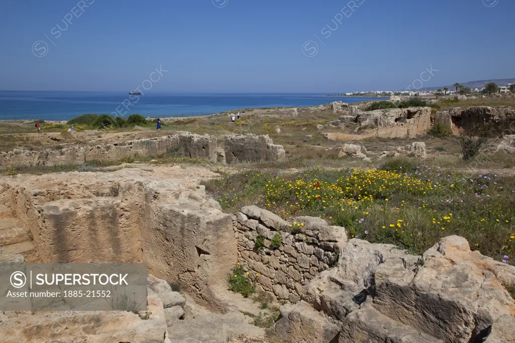 Cyprus, Paphos, Kato Paphos, Tombs of the Kings