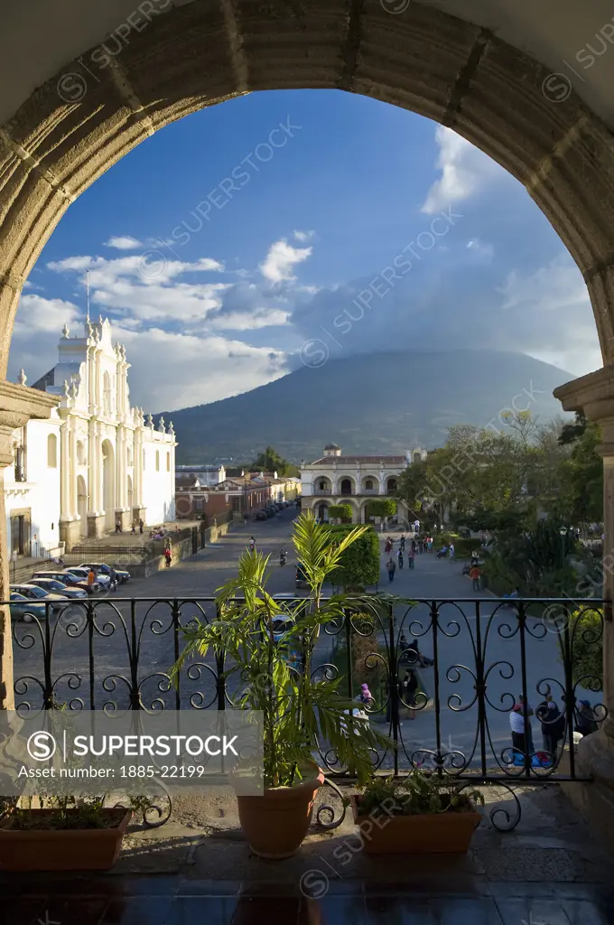 Guatemala, Antigua, Parque Central