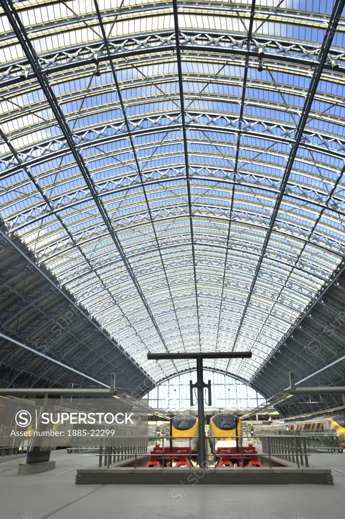 UK - England, England, London , London St Pancras International Eurostar terminal railway station