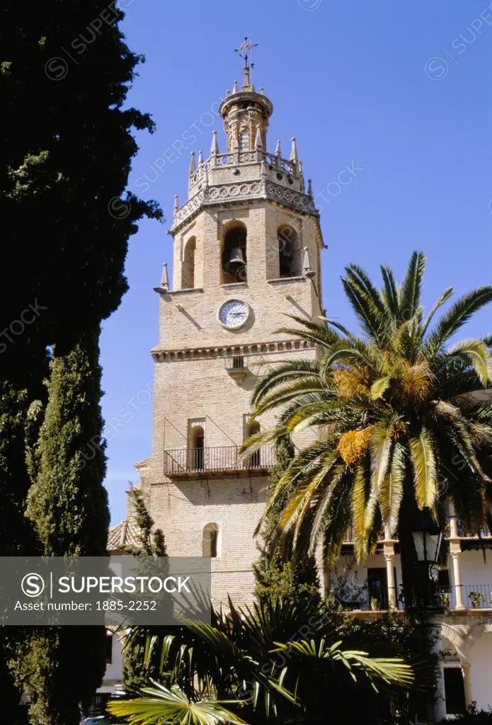 Spain, Andalucia, Ronda, Church