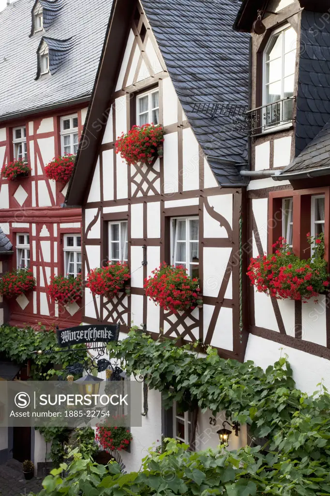 Germany, Rhineland-Palatinate, Koblenz, Half timbered building