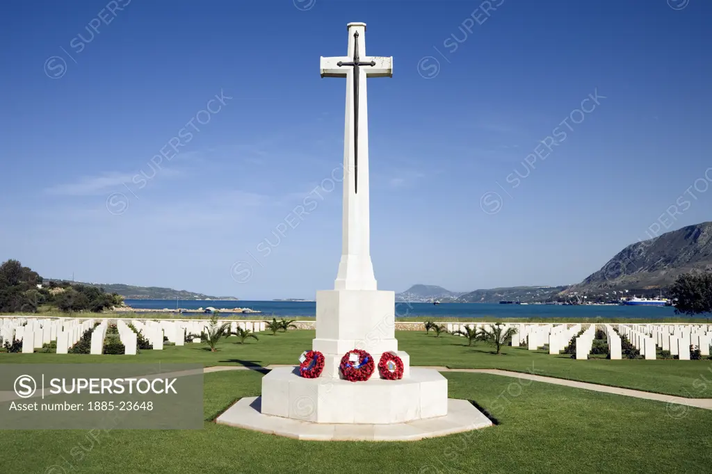 Greek Islands, Crete, Soudha Bay, The Allied War Cemetery