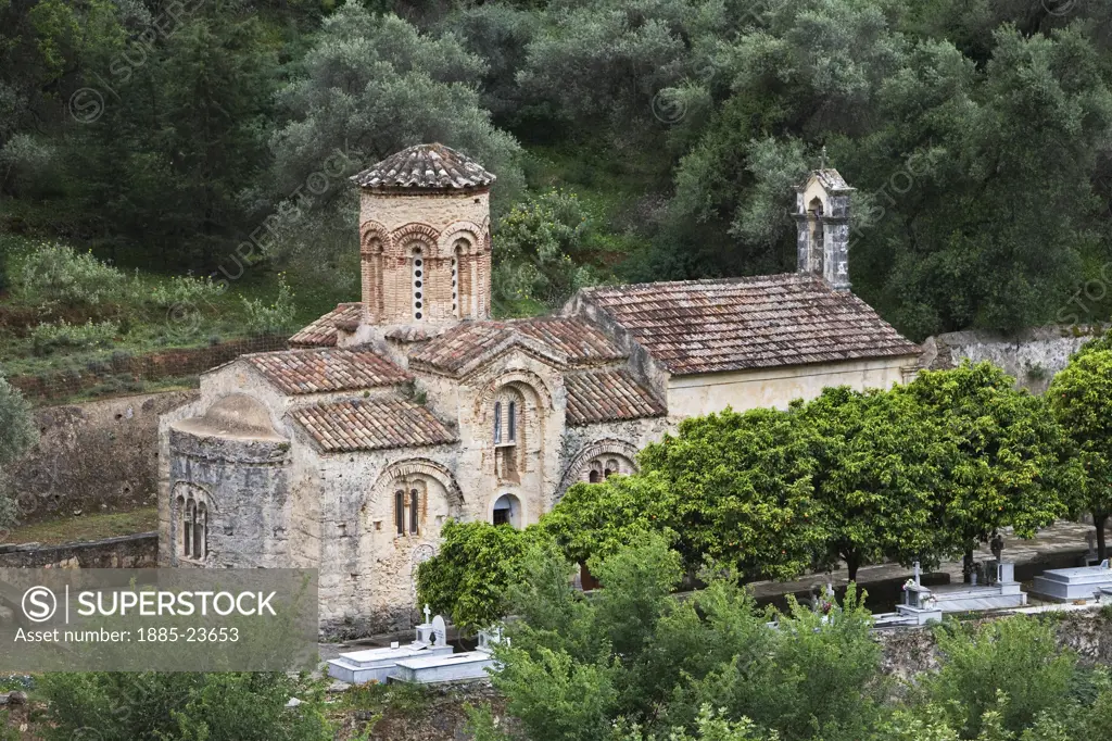 Greek Islands, Crete, Ayios Nikolaos, Byzantine church