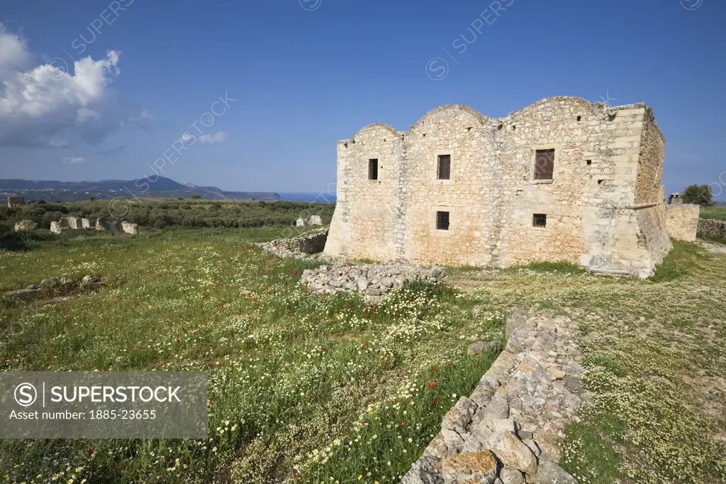 Greek Islands, Crete, Aptera, Monastery of Ayios Ioannis Theologos