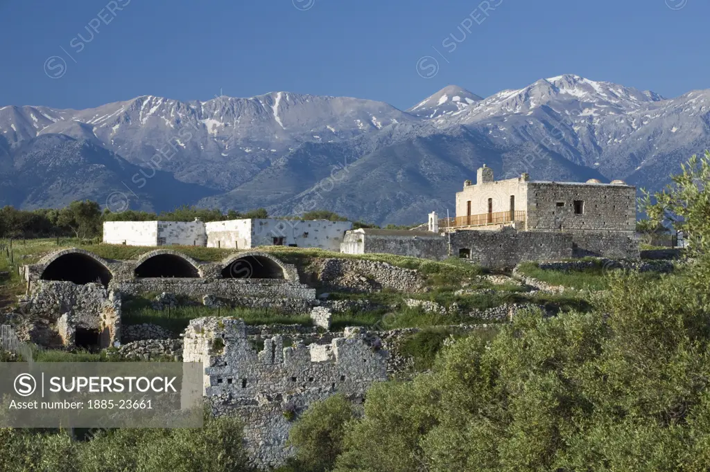Greek Islands, Crete, Aptera, White Mountains and Monastery of Ayios Ioannis Theologos