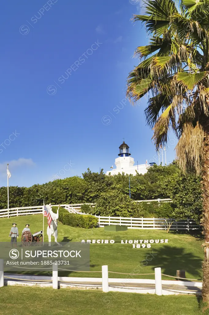 Caribbean, Puerto Rico, Arecibo, Arecibo Lighthouse and Historical Park - open air exhibition