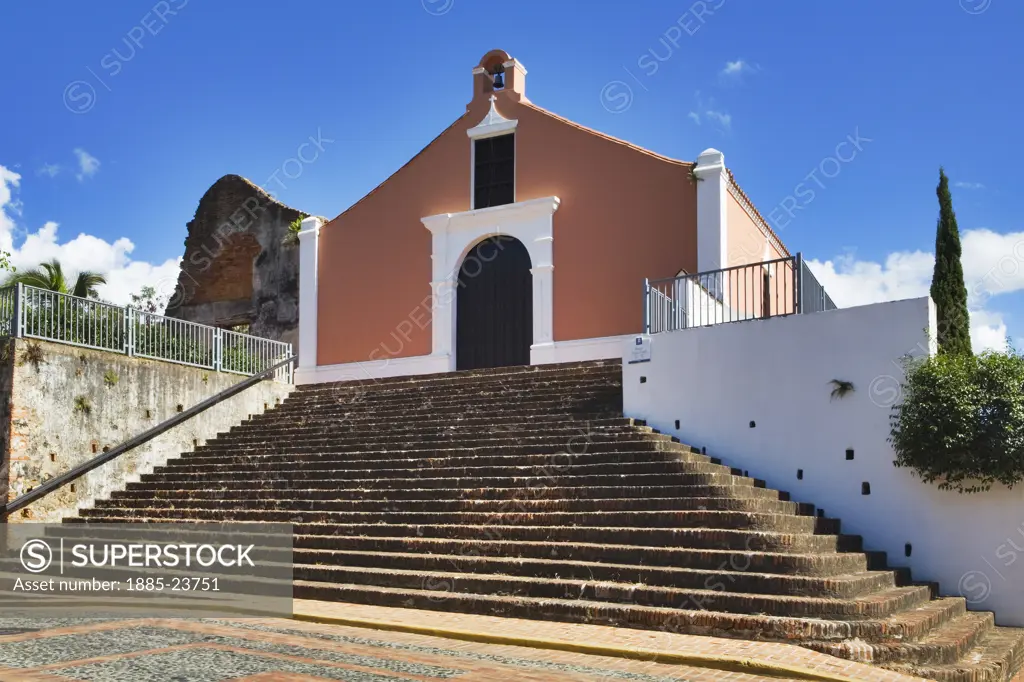 Caribbean, Puerto Rico, San German, Porta Coeli Church
