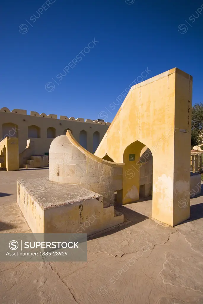 India, Rajasthan, Jaipur, Jantar Mantar observatory