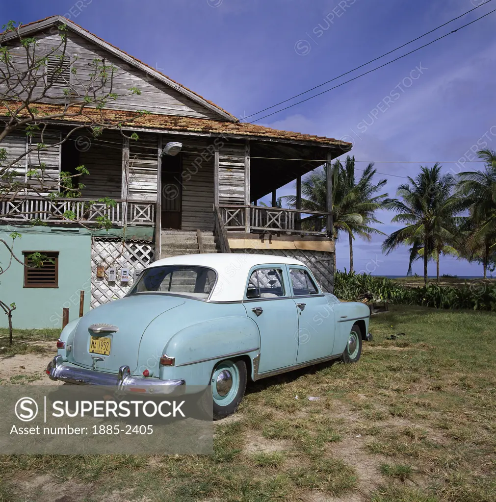 Caribbean, Cuba, Varadero, Vintage Car