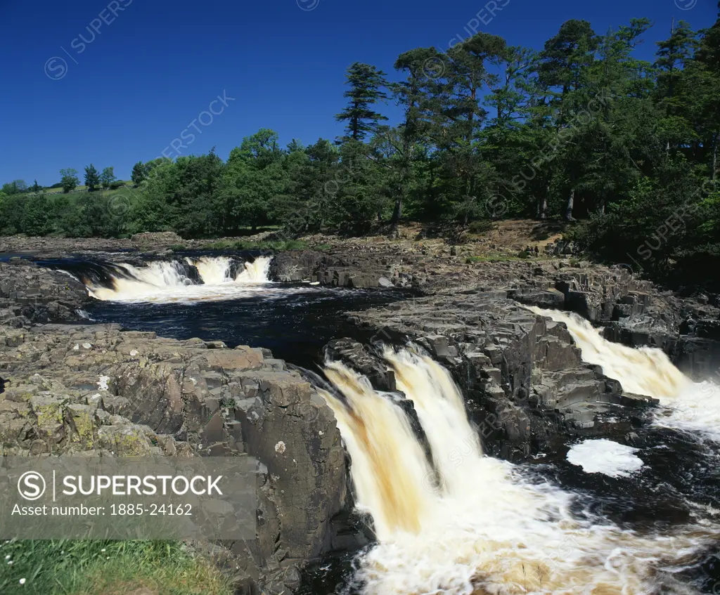 UK - England, County Durham, Teesdale, Low Force waterfall