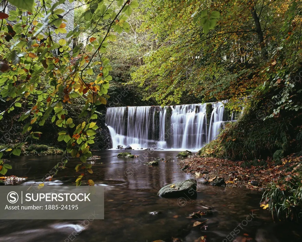 UK - England, Cumbria, Lake District National Park, Stock Ghyll Force in autumn