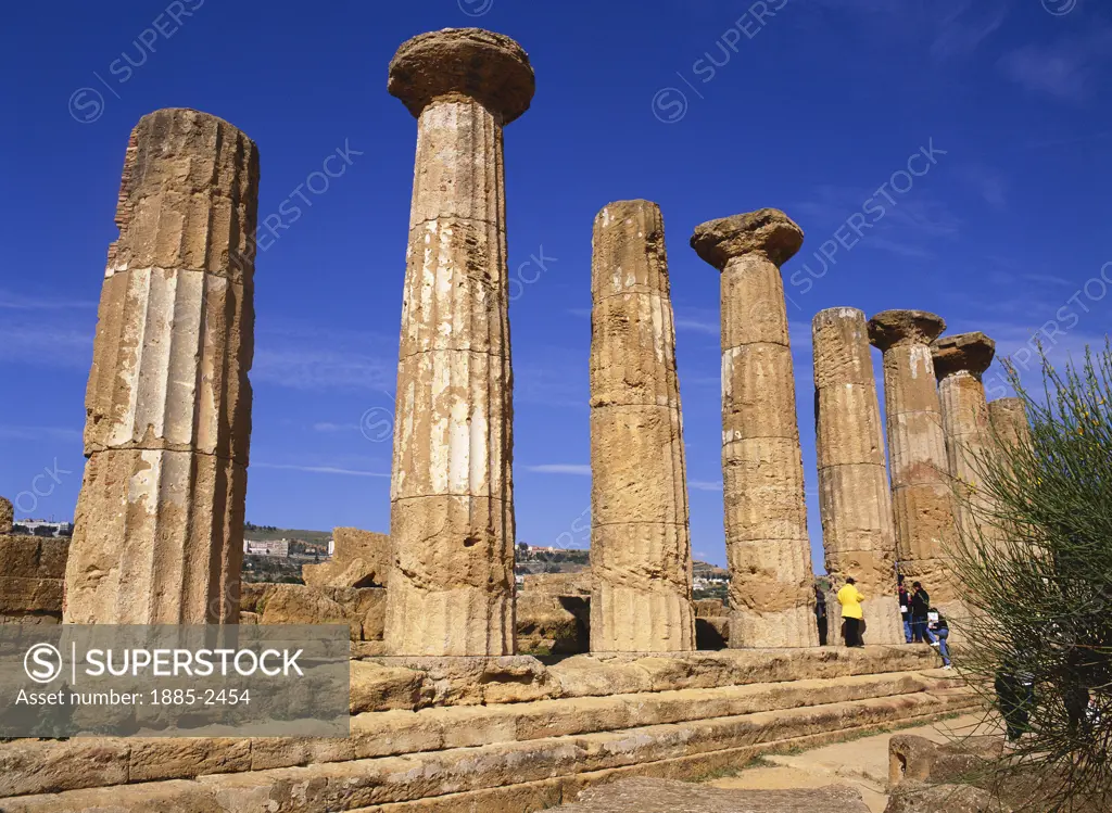 Italy, Sicily, Agrigento, Temple of Heracles