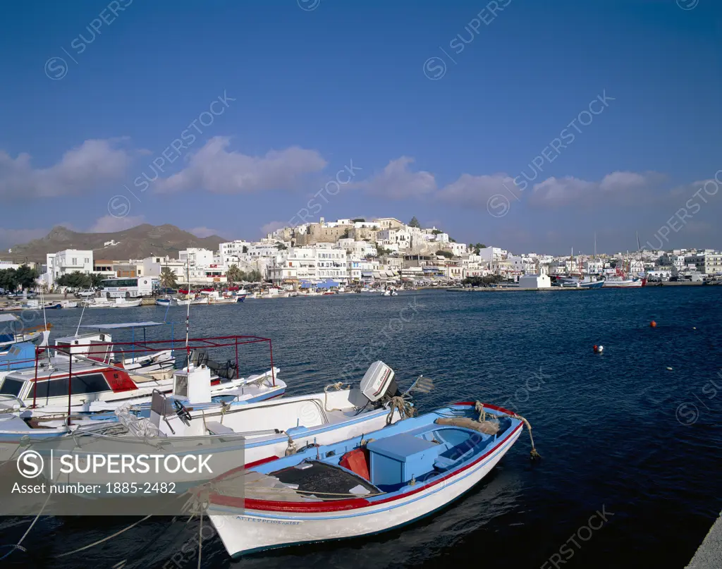 Greek Islands, Naxos Island, Naxos Town, Harbour View