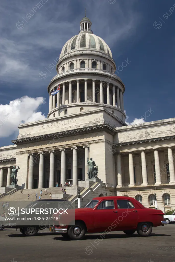 Caribbean, Cuba, Havana, Capitol Building