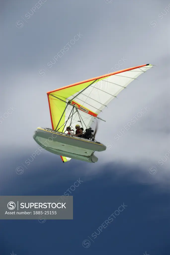 Caribbean, Cuba, Varadero, Microlight flying boat
