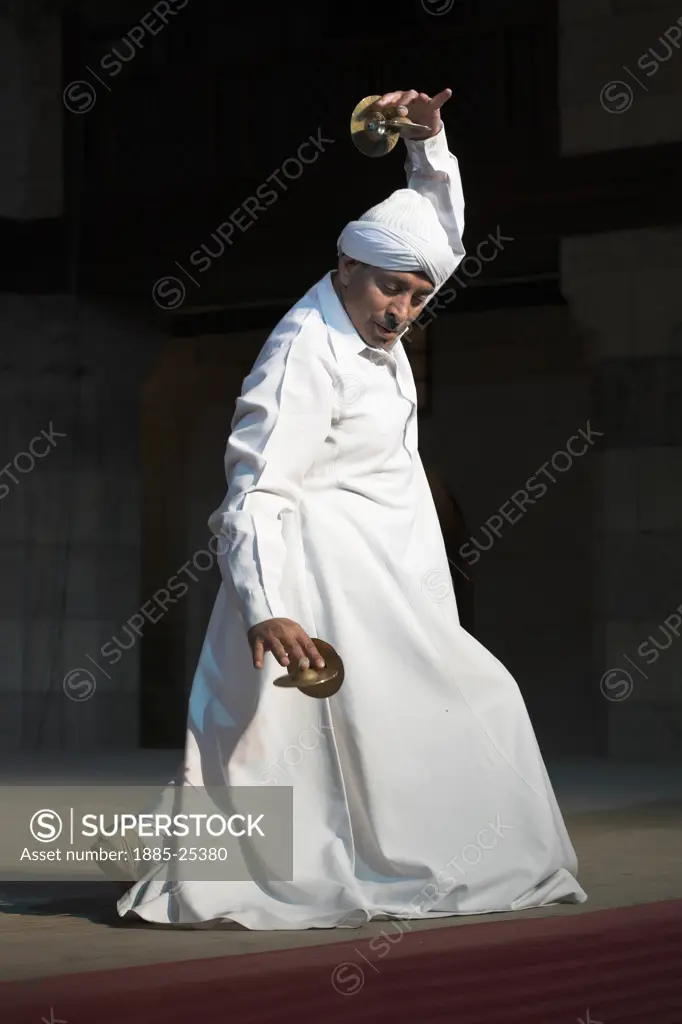 Egypt, Cairo, Sufi dancer at traditional show