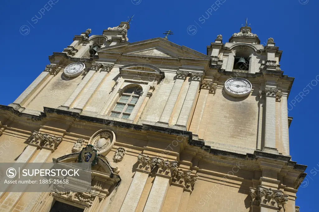 Maltese Islands, Malta, Mdina, St Pauls Cathedral