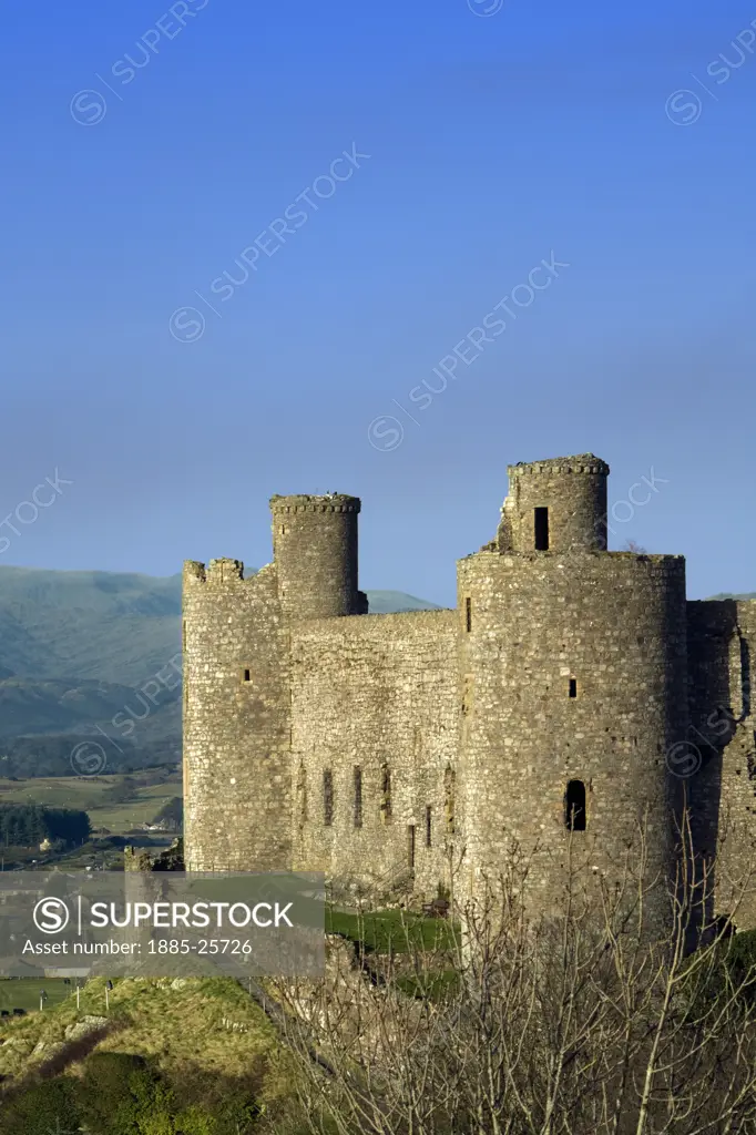 UK - Wales, Gwynedd, Harlech, Harlech Castle