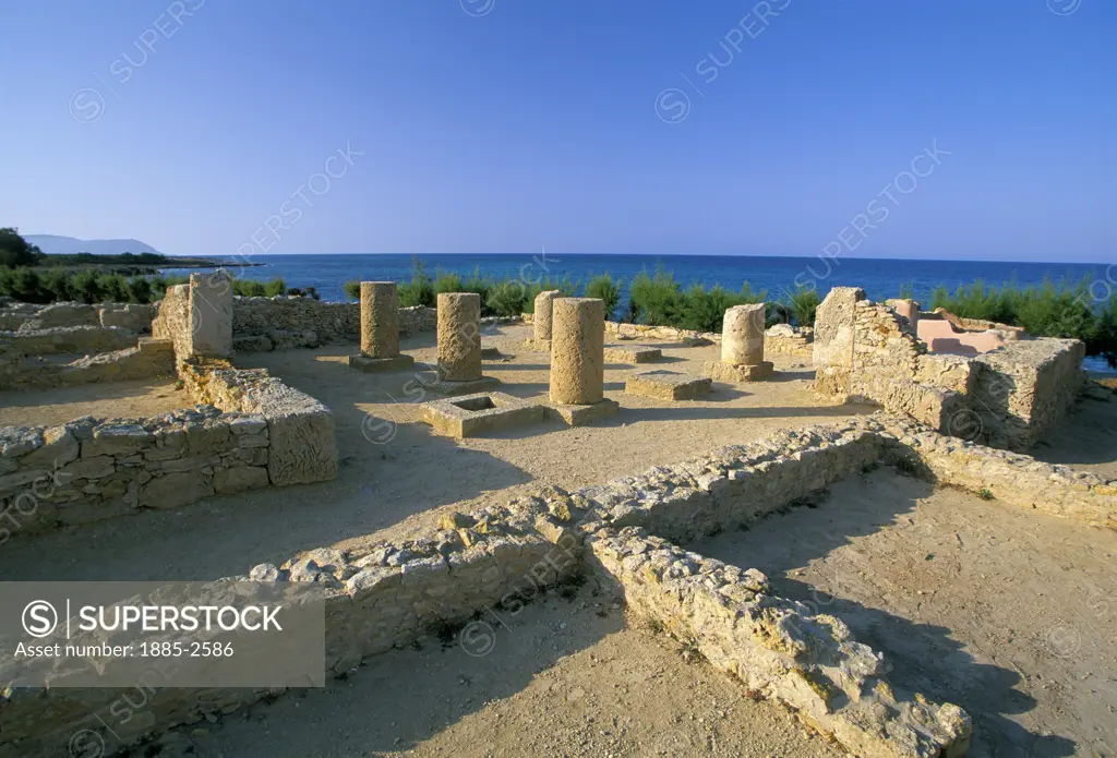 Tunisia, Cap Bon, Kerkouane, Punic Settlement